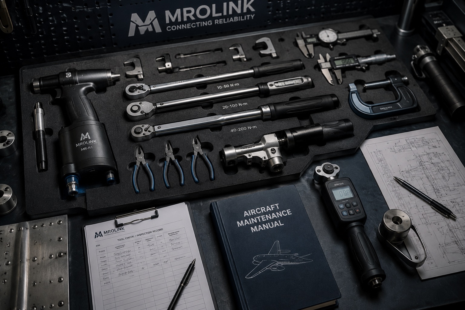 MROLink aircraft maintenance toolkit and inspection documentation